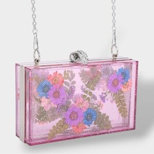 Kurt Geiger 🪢EUC Flower Box Clutch